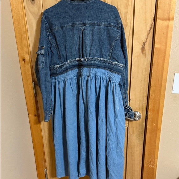 Ashley Stewart Denim Button-Up Dress - Picture 3 of 8